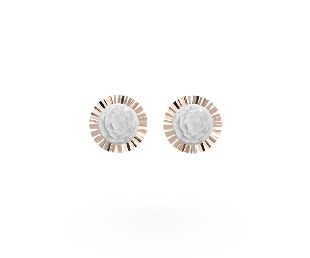 G.lowe Rose Gold Iris Earring