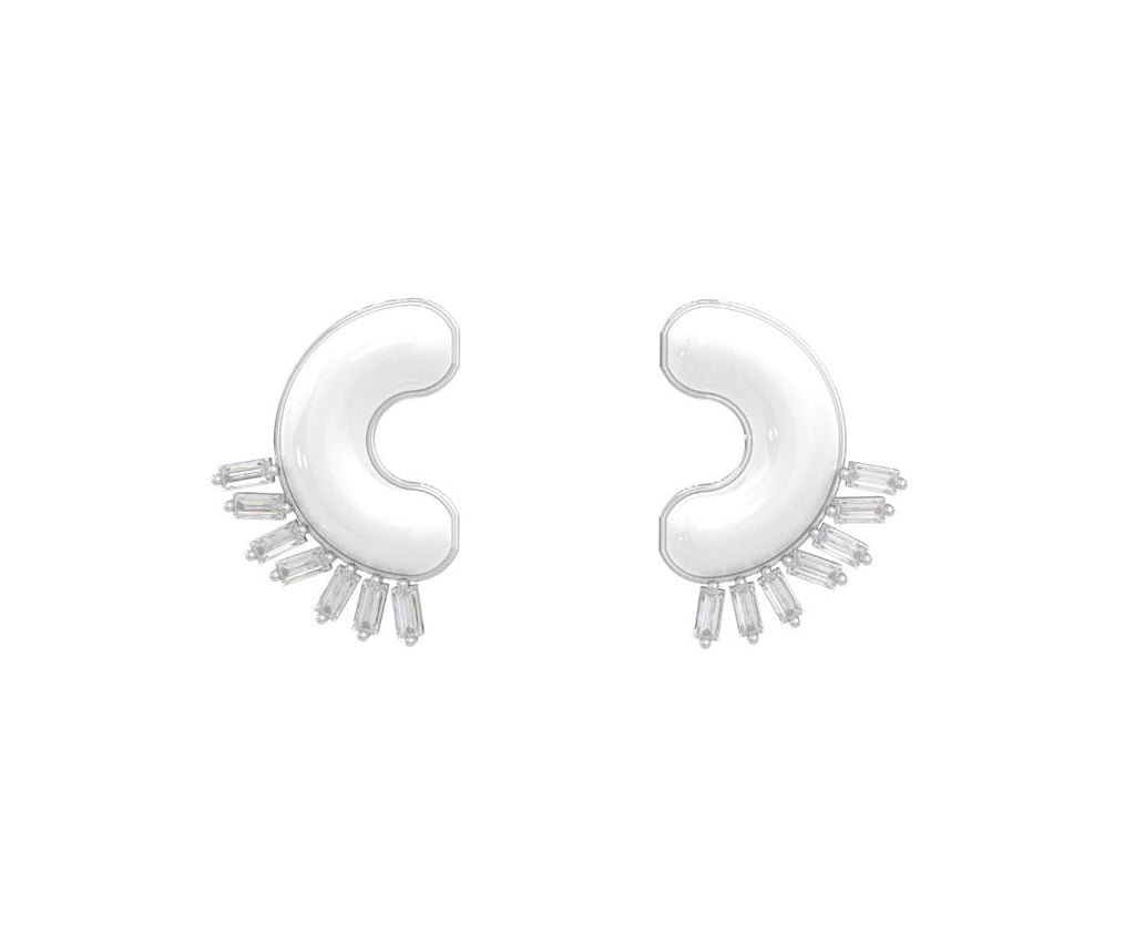 GLOWE White Gold Diamonds The Sol Earring